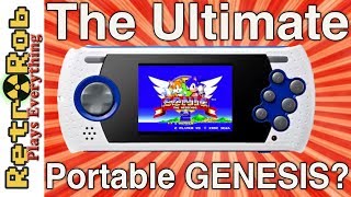 AtGames Sega Genesis Ultimate Portable Game Player Unboxing and Review