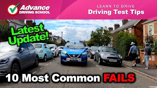 10 Most Common Driving Test Fails Update