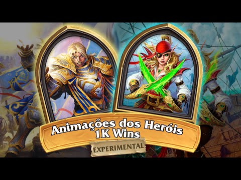 Animação Heroes 1K Wins (Anduin & Valira)