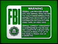 1991 Green FBI Warnings Short