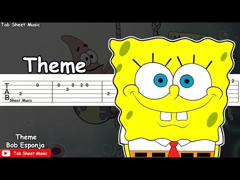 SpongeBob (Bob Esponja) - Theme Guitar Tutorial Video
