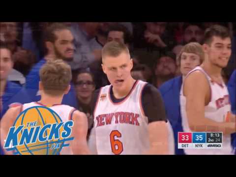 Kristaps Porzingis 2016/2017 Highlights - The UNICORN!