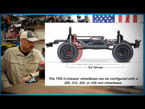 Traxxas TRX4 Wheelbase Options 11.8" - 13.2"