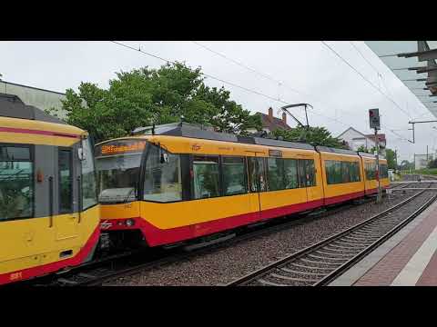 Karlsruher Stadtbahn S81 in Gaggenau,  22.06.21