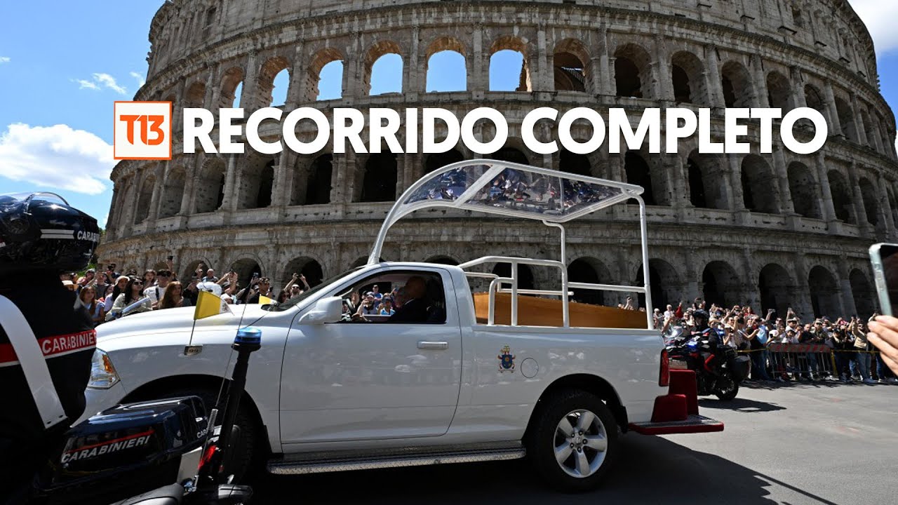 Recorrido completo del féretro del Papa Francisco desde el Vaticano a la basílica de Santa María