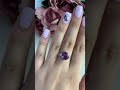 Серебряное кольцо с александритом 5.252ct