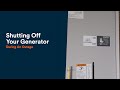 Shutting Off Your Generator During an Outage - Air-Cooled Home Standby Generator