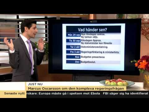 Marcus Oscarsson om den komplexa regeringsfrågan - Nyhetsmorgon (TV4)