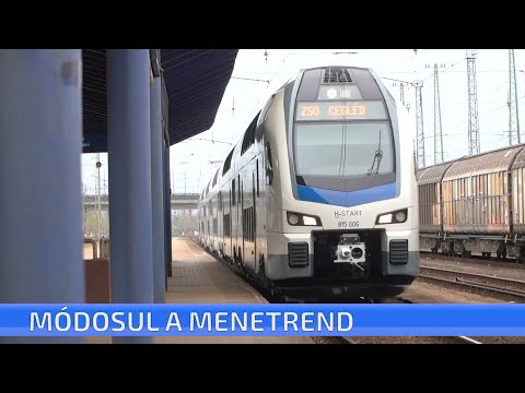 Módosul a menetrend