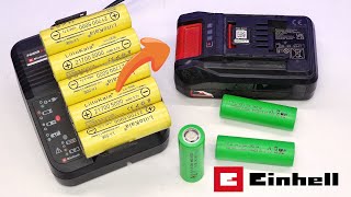 Einhell 2.5Ah Battery upgrade using LiitoKala 21700 5000mAh LiIon Cells