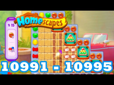 Homescapes Level 10991 - 10995 HD 3 - match puzzle Gameplay | android | IOS | 10992 | 10993 | 10994