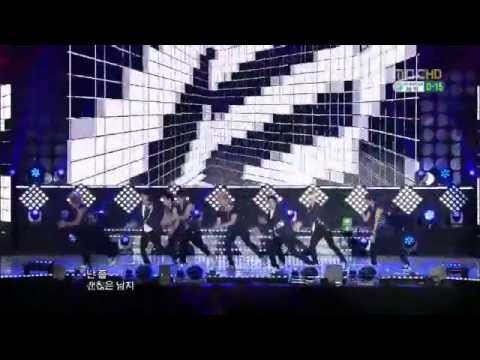 [120728] SuperJunior - Sexy, Free & Single _ Music Core (Goodbye Stage)