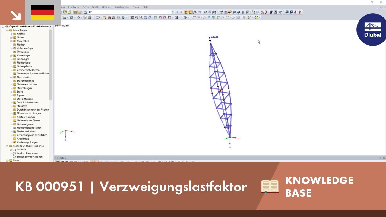 KB 000951 | Verzweigungslastfaktor