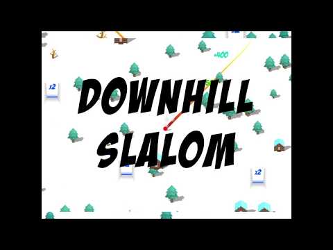 Downhill Slalom Mountain Run