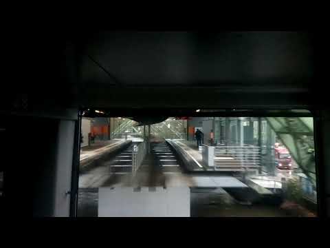 Mitfahrt in der Linie 60 der WSW Mobil GmbH von Wuppertal Hbf bis Hammerstein, 11.01.2023