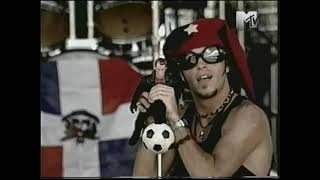 King Chango &quot;Melting Pot&quot;  feat. Arnold Schwarzenegger * MTV Amnistia 98 * Venezuela * Blanquito Man