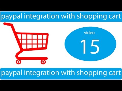 paypal integration with shopping cart