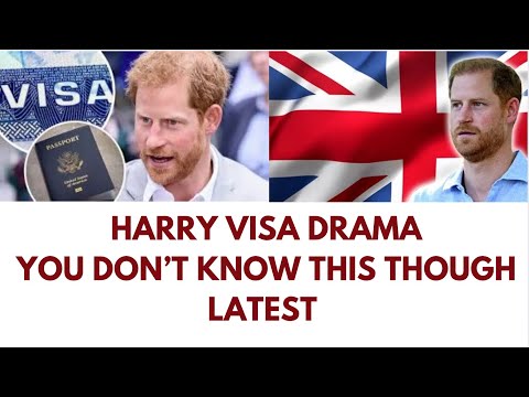 HARRY & HIS VISA D DAY - YOU DON'T KNOW THIS THOUGH - LATEST #princeharrry #meghan #america
