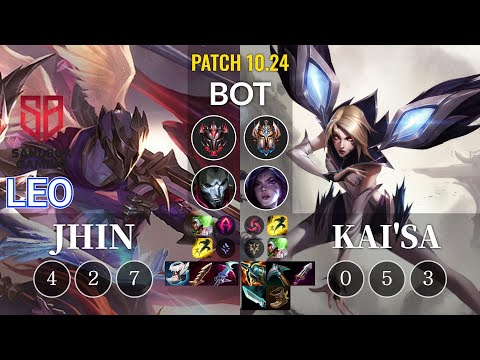 SB Leo Jhin vs Kai'Sa Bot - KR Patch 10.24