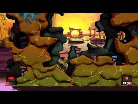 Worms Revolution 1v1 Match 4 ft. Paavo - EEEIIIIHH!