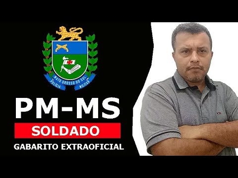PM MS 2022 - Soldado - Gabarito Extraoficial - Correção da Prova