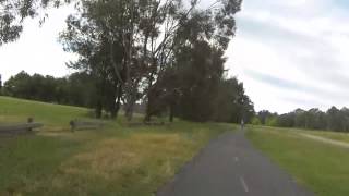 preview picture of video 'Cycling around Kaleen District Playing Fields 26 Oct 2014'