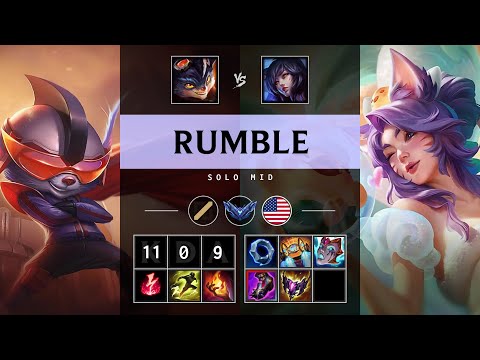 Rumble Mid vs Ahri - NA Diamond Patch 25.19