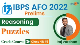 Download Lagu IBPS AFO 2022-23 | Puzzle Questions | Reasoning | By Raj Vardhan Thumbnail