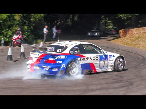BEST DRIFTS & POWERSLIDES at the FAMOUS Turnaround! Goodwood FOS 2025