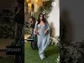 Huma Qureshi Spotted In Beautiful Grey Saree Shorts
