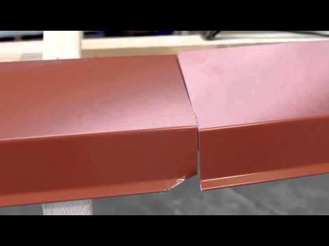 DS Stålprofil - Traufblech mit Traufgitter - DS Stahltrapezprofil