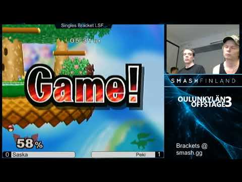 Oulunkylän Offstage 3 - Melee Singles - Losers Semis - Peki(Falco) vs saska(Cpt.Falcon)