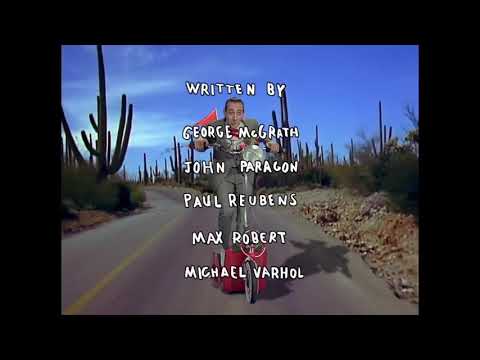 PeeWees play house end credits