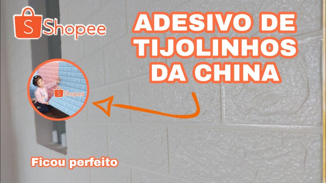 Watch Now Minha parede de tijolinhos da shopee Minha parede de tijolinhos da shopee