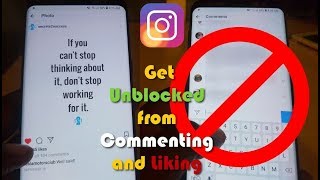 Get Unblocked from commenting and liking posts on Instagram-6 solutions