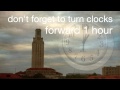 Daylight Saving Time 2015 - YouTube