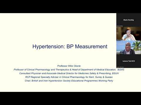 Hypertension webinar 13th November 2024