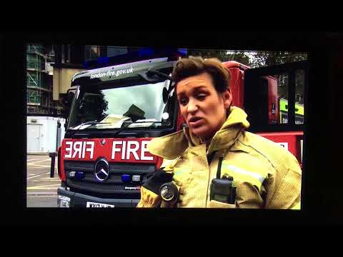 The new London Fire Brigade uniform. .