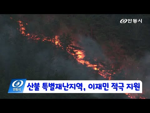 [안동 현장 리포트] 3월 28일, 산불 특별재난지역 선포 이재민 적극 지원