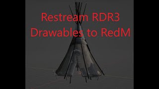 Restream RDR3 Customized Drawables to RedM Server