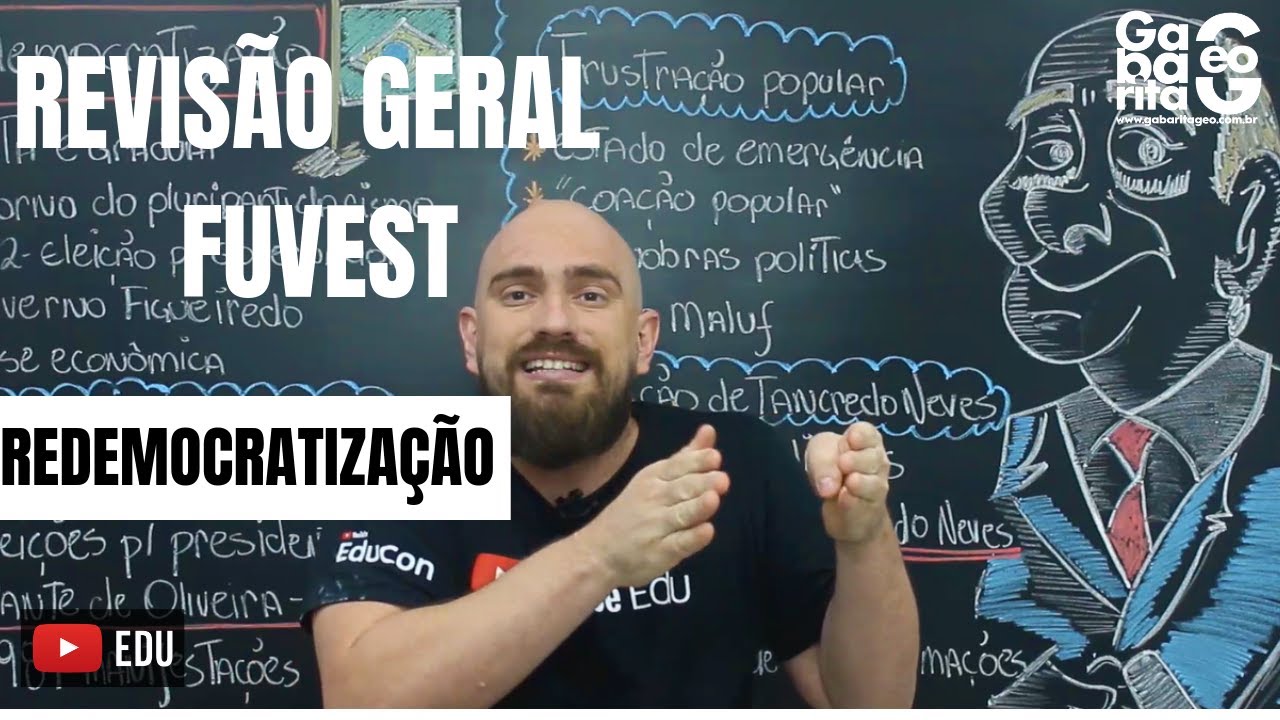 HISTÓRIA DO BRASIL |REDEMOCRATIZAÇÃO| FUVEST| DIRETAS JÁ!