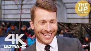 Glen Powell interview at The Guernsey Literary and Potato Peel Pie Society premiere video