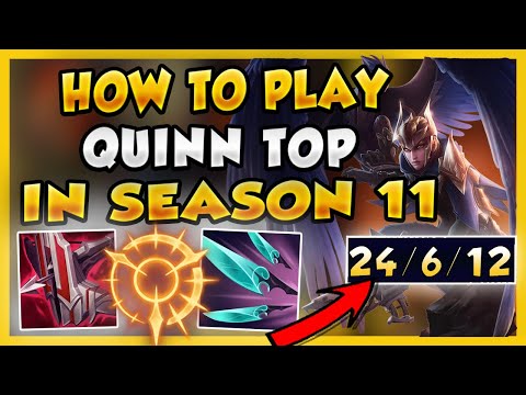 THIS IS THE BEST WAY TO BUILD QUINN TOP IN SEASON 11 (4V5 GAME HARD CARRY) - League of Legends