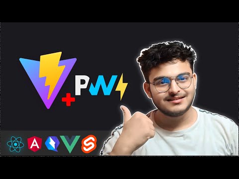 Integrate PWA with Vite Application #react  #webdevelopment  #animation