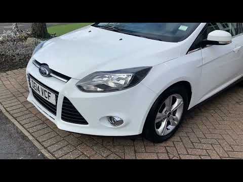 Ford Focus 1.6 TDCi Zetec Euro 5 (s/s) 5drDE14VCF 2014 (14)106,000 miles Diesel Manual White 3 owner