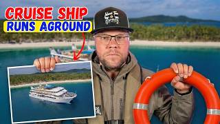 Cruise Ship Runs Aground Near Fiji | Oversold Princess Cruise + Perfect Day Mexico Update