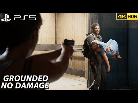The Last of Us Part 1 PS5 Aggressive Gameplay - The Firefly Lab ( GROUNDED / NO DAMAGE )