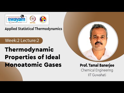 Applied Statistical Thermodynamics Introduction Video