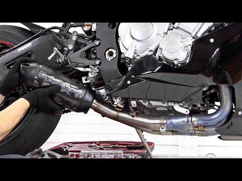TWB S1R installation on Yamaha R1 2015