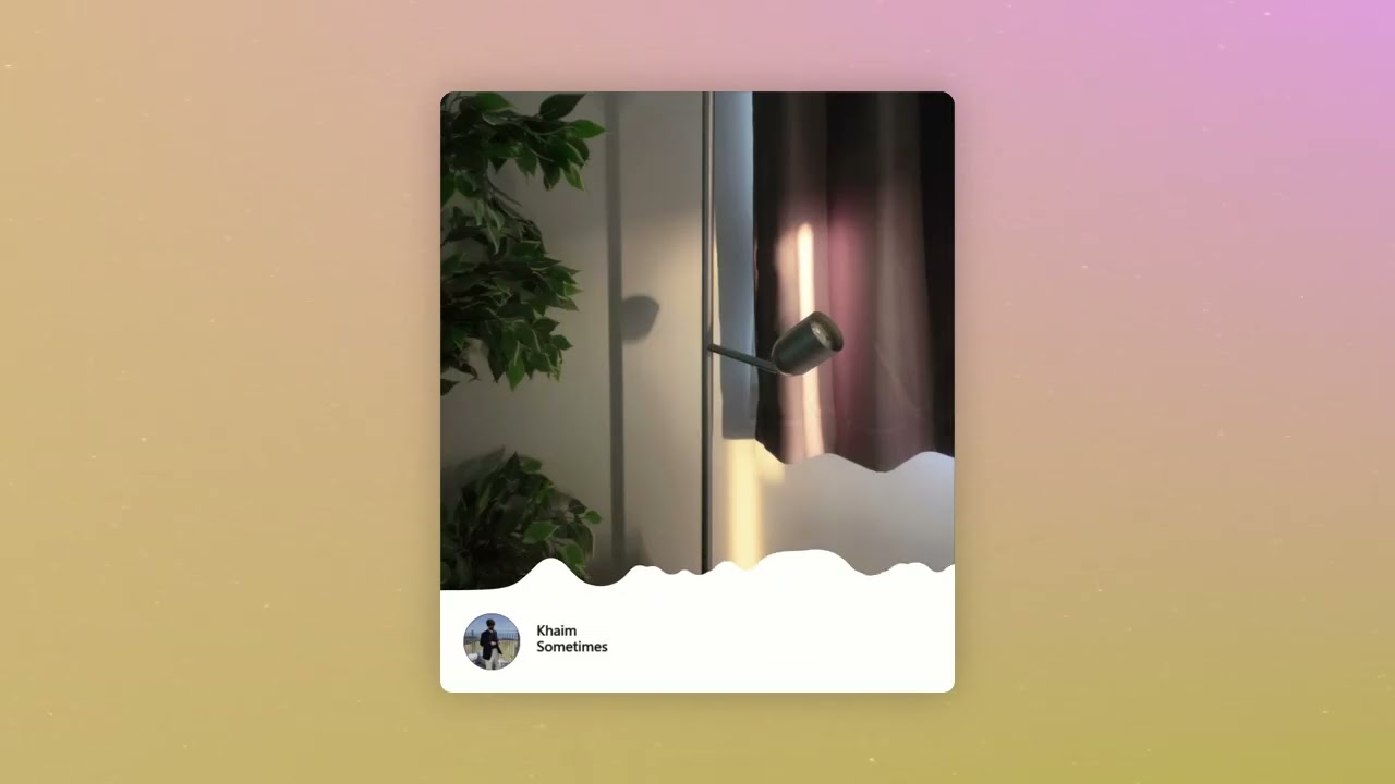 Khaim - Sometimes | Lofi Jazz Hop Type Instrumental | フリーBGM / Free Vlog Music